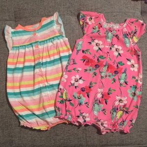Carter’s Rompers size- 18months